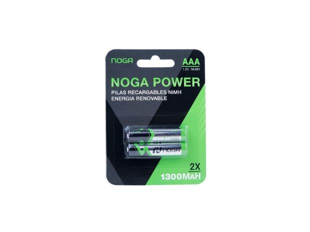 &uu PILA AAA RECARGABLE NOGA METAL 1300 MHA